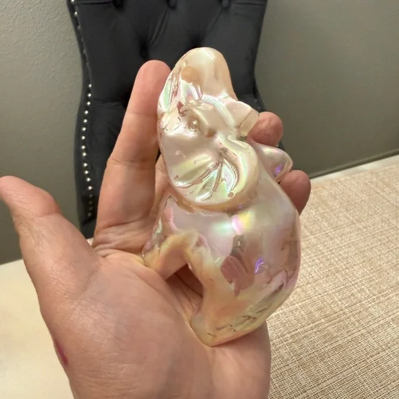 Angel Aura Quartz Crystal Elephant Positive Healing Energy - Picture 8 of 8